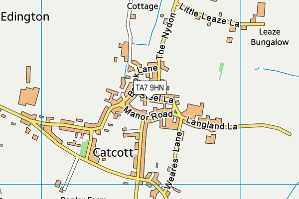 TA7 9HN map - OS VectorMap District (Ordnance Survey)