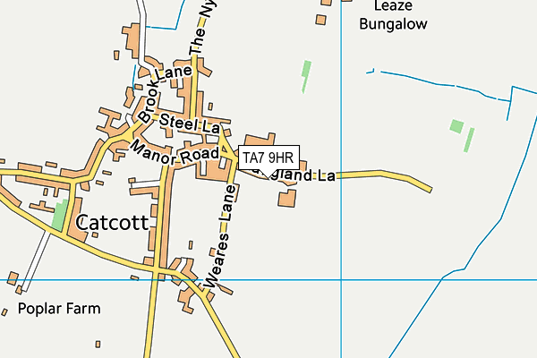 TA7 9HR map - OS VectorMap District (Ordnance Survey)