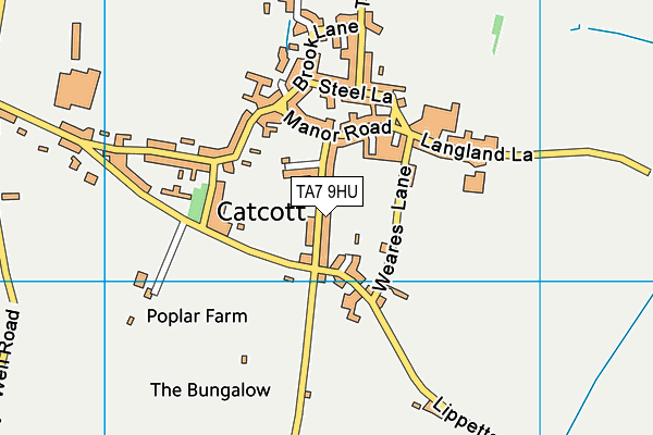 TA7 9HU map - OS VectorMap District (Ordnance Survey)