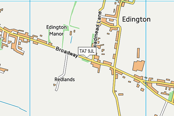 TA7 9JL map - OS VectorMap District (Ordnance Survey)