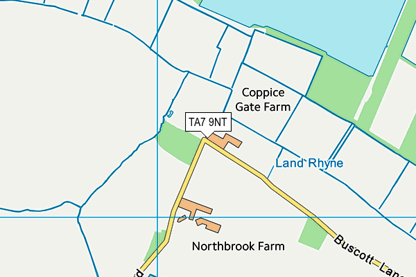 TA7 9NT map - OS VectorMap District (Ordnance Survey)