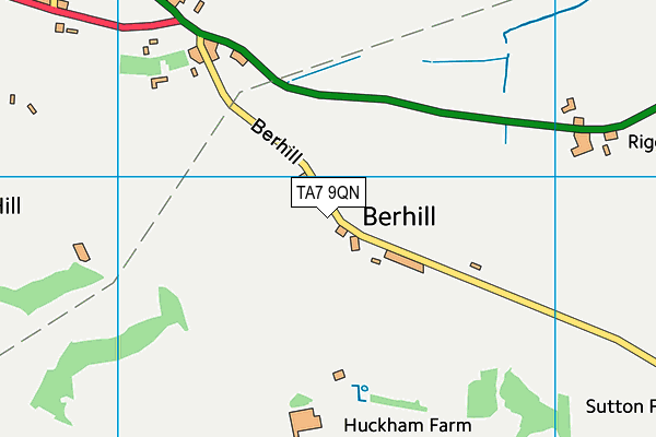 TA7 9QN map - OS VectorMap District (Ordnance Survey)