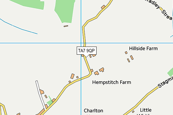 TA7 9QP map - OS VectorMap District (Ordnance Survey)