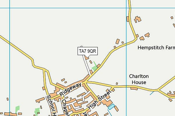 TA7 9QR map - OS VectorMap District (Ordnance Survey)