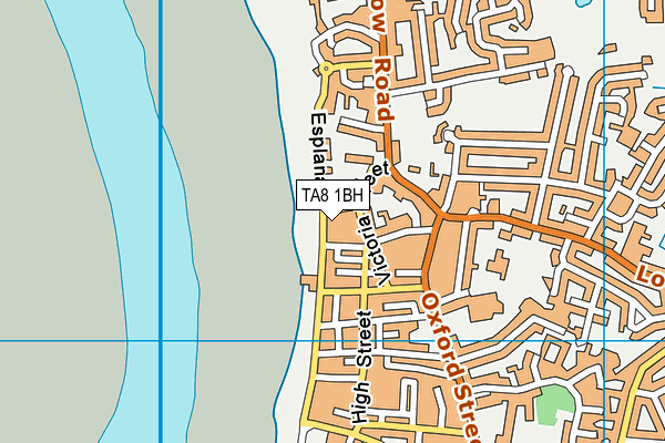 TA8 1BH map - OS VectorMap District (Ordnance Survey)