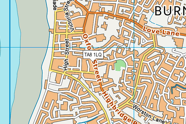 TA8 1LQ map - OS VectorMap District (Ordnance Survey)