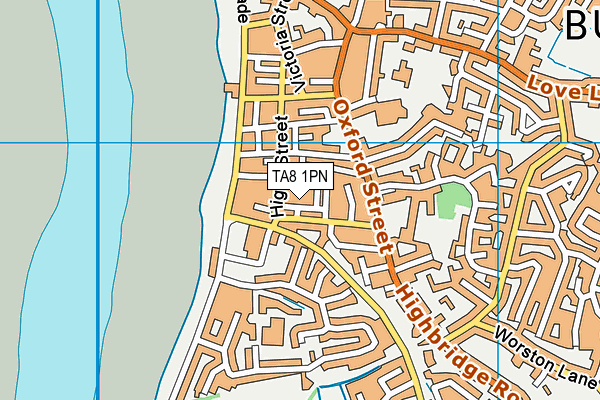 TA8 1PN map - OS VectorMap District (Ordnance Survey)