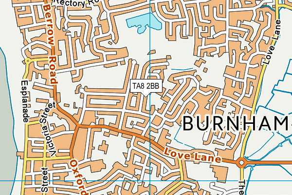 TA8 2BB map - OS VectorMap District (Ordnance Survey)