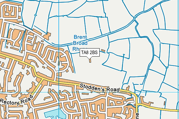 TA8 2BS map - OS VectorMap District (Ordnance Survey)