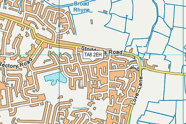 TA8 2EH map - OS VectorMap District (Ordnance Survey)