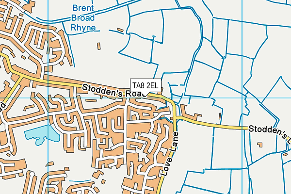 TA8 2EL map - OS VectorMap District (Ordnance Survey)