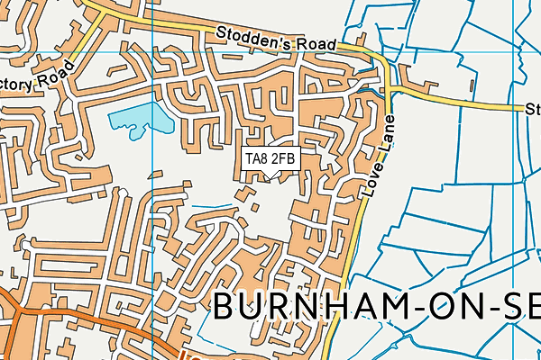 TA8 2FB map - OS VectorMap District (Ordnance Survey)