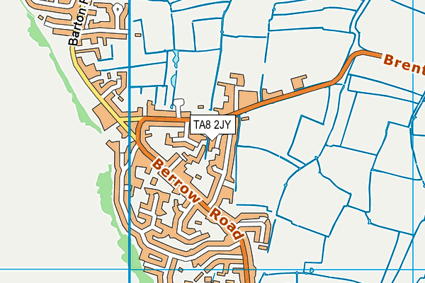 TA8 2JY map - OS VectorMap District (Ordnance Survey)