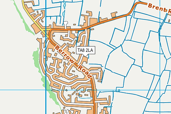 TA8 2LA map - OS VectorMap District (Ordnance Survey)