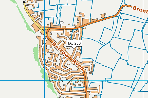 TA8 2LB map - OS VectorMap District (Ordnance Survey)