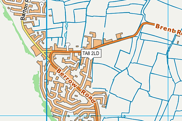 TA8 2LD map - OS VectorMap District (Ordnance Survey)