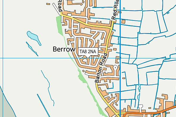 TA8 2NA map - OS VectorMap District (Ordnance Survey)