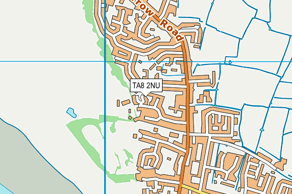 TA8 2NU map - OS VectorMap District (Ordnance Survey)