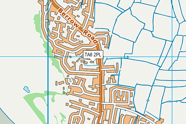 TA8 2PL map - OS VectorMap District (Ordnance Survey)