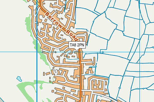 TA8 2PN map - OS VectorMap District (Ordnance Survey)