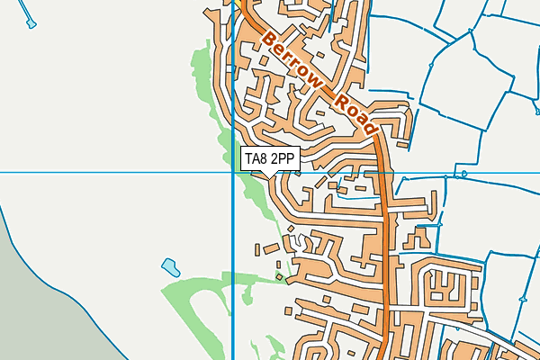 TA8 2PP map - OS VectorMap District (Ordnance Survey)