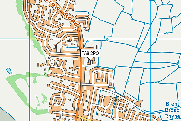 TA8 2PQ map - OS VectorMap District (Ordnance Survey)