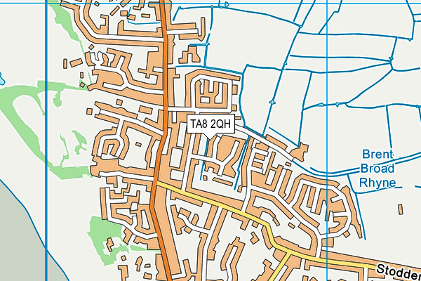 TA8 2QH map - OS VectorMap District (Ordnance Survey)
