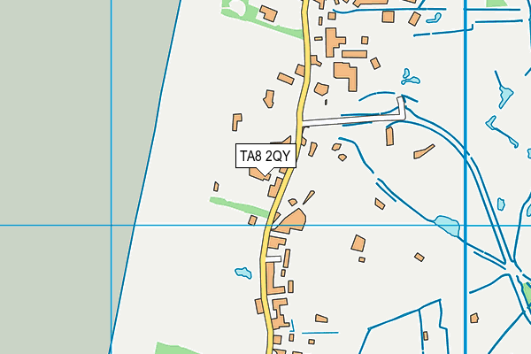 TA8 2QY map - OS VectorMap District (Ordnance Survey)