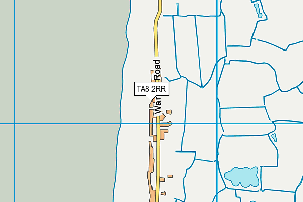 TA8 2RR map - OS VectorMap District (Ordnance Survey)