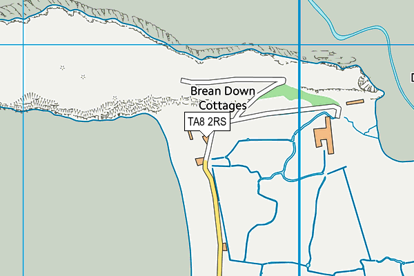 TA8 2RS map - OS VectorMap District (Ordnance Survey)