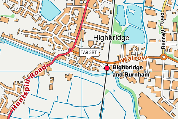 TA9 3BT map - OS VectorMap District (Ordnance Survey)