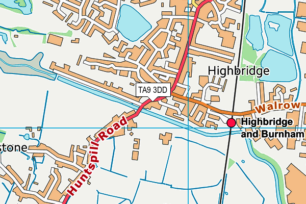 TA9 3DD map - OS VectorMap District (Ordnance Survey)