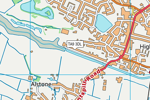 TA9 3DL map - OS VectorMap District (Ordnance Survey)