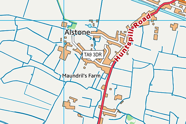 Map of TAUNTON KITCHEN COMPANY LIMITED at district scale