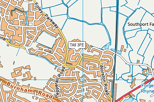 TA9 3FE map - OS VectorMap District (Ordnance Survey)