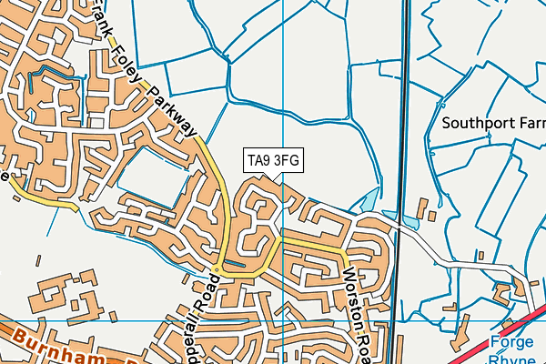 TA9 3FG map - OS VectorMap District (Ordnance Survey)