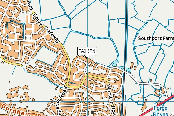 TA9 3FN map - OS VectorMap District (Ordnance Survey)