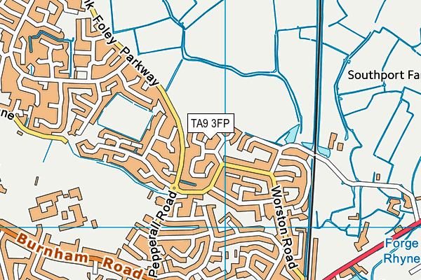 TA9 3FP map - OS VectorMap District (Ordnance Survey)