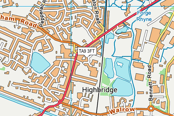 TA9 3FT map - OS VectorMap District (Ordnance Survey)