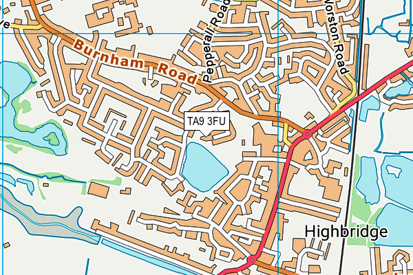 TA9 3FU map - OS VectorMap District (Ordnance Survey)