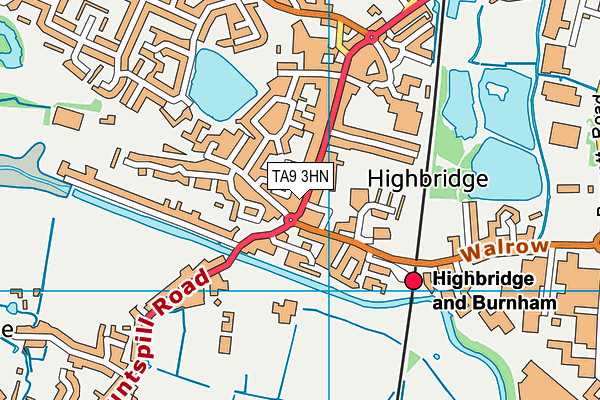 TA9 3HN map - OS VectorMap District (Ordnance Survey)