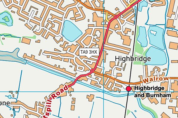 TA9 3HX map - OS VectorMap District (Ordnance Survey)