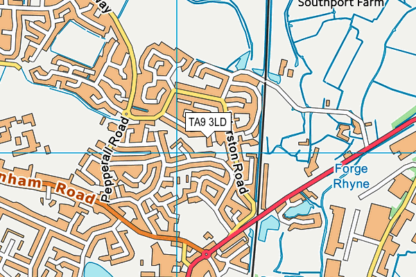 TA9 3LD map - OS VectorMap District (Ordnance Survey)