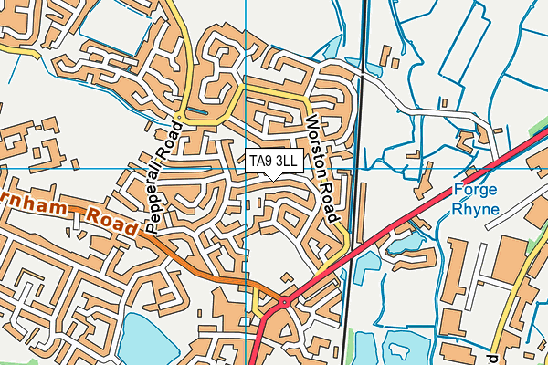 TA9 3LL map - OS VectorMap District (Ordnance Survey)