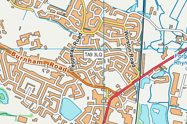 TA9 3LQ map - OS VectorMap District (Ordnance Survey)