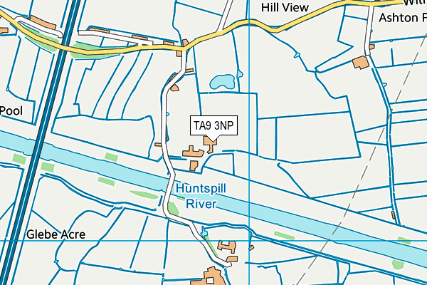 TA9 3NP map - OS VectorMap District (Ordnance Survey)