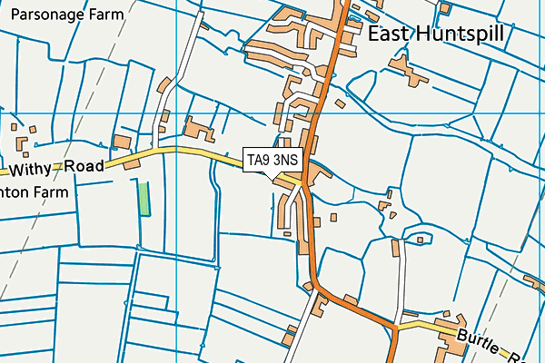 TA9 3NS map - OS VectorMap District (Ordnance Survey)