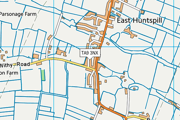 TA9 3NX map - OS VectorMap District (Ordnance Survey)