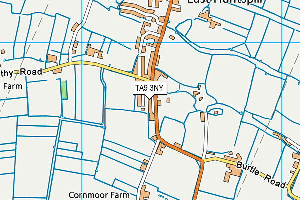 TA9 3NY map - OS VectorMap District (Ordnance Survey)