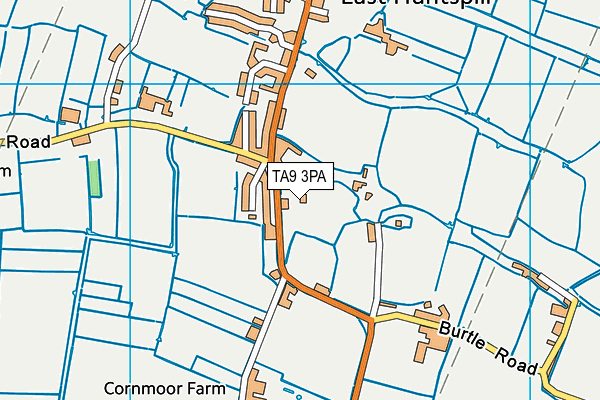 TA9 3PA map - OS VectorMap District (Ordnance Survey)